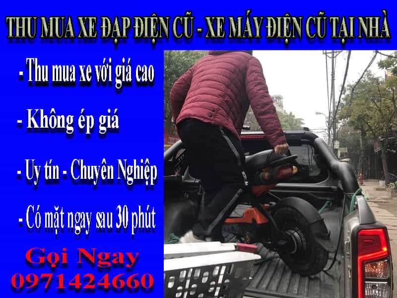 thu mua xe đạp điện cũ - xe máy điện cũ tại Thoại Sơn - Long An
