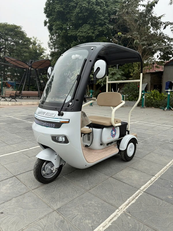 Xe Điện 3 Bánh Cũ Có Mái Che Mưa