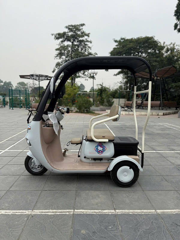 Xe Điện 3 Bánh Cũ Có Mái Che Mưa