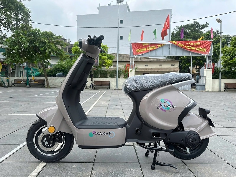 Xe Điện Osakar Sunoo Màu Xám Xi Măng