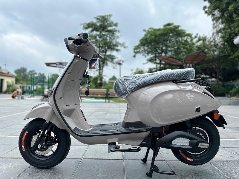 Xe Máy Điện Osakar Nispa Vera SX Màu Xám Xi Măng