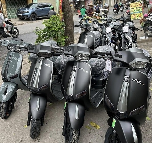 Xe máy điện Vespa Tại Hạ Lang - Cao Bằng