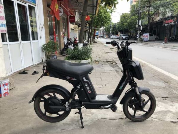Xe đạp điện cap a2 hkbike đen cũ