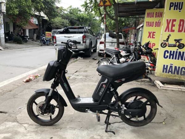 Xe đạp điện cap a2 hkbike đen cũ