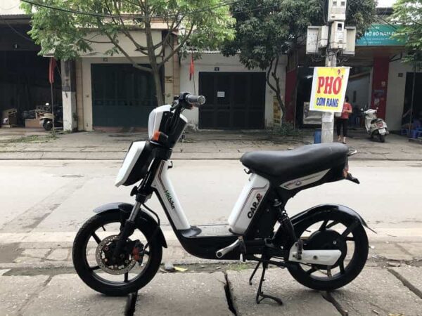 Xe đạp điện cap a2 hkbike màu trắng cũ